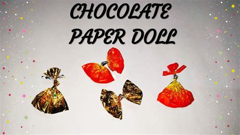 Chocolate Doll How To Make Doll And Butterfly With Chocolate Cover
