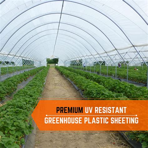 Farm Plastic Supply Clear Greenhouse Plastic Sheeting 6 Mil 24