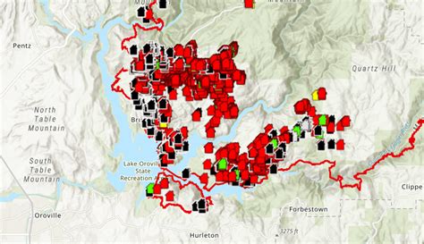 Cal Fire Releases Map Showing The Houses Destroyed In The North Complex