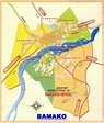 Mapas de Bamako - Mali | MapasBlog