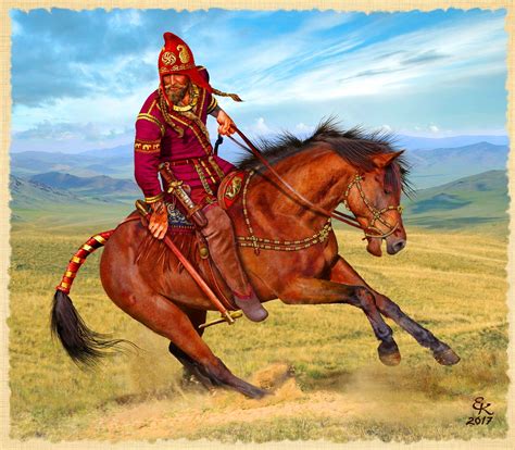 A Famous Scythian Warrior From The Encirclement Of The King Aldy