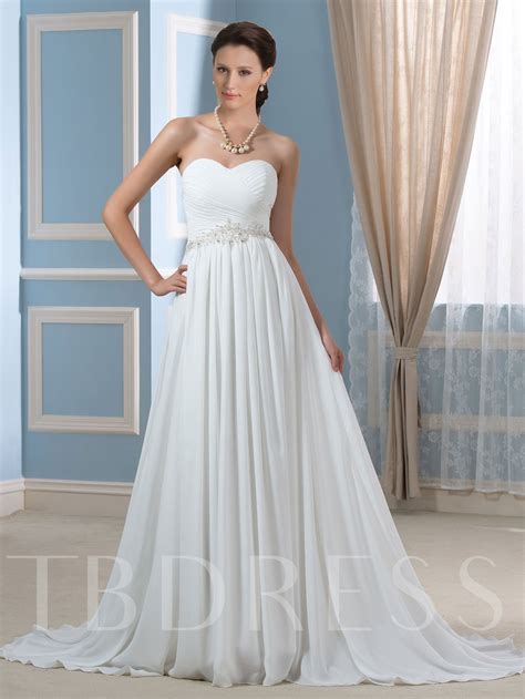 Get the best deals on maternity wedding dresses. Beaded Pleated Chiffon A-Line Strapless Maternity Wedding ...
