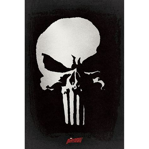 The Punisher Netflix Tv Show Poster Print Logo Skull Size 24