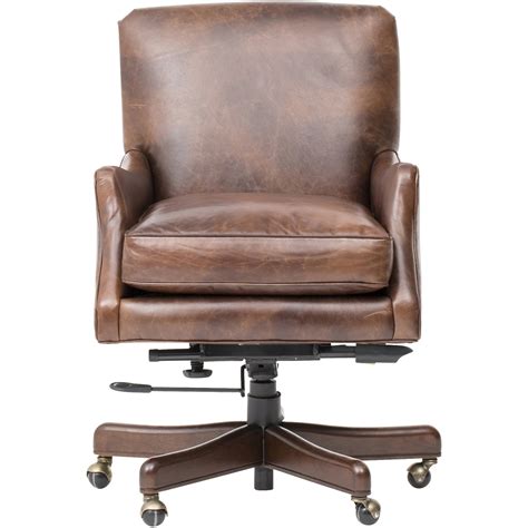 Imperial Empire Tilt Swivel Leather Chair High Fashion Home