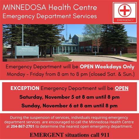 Prairie Mountain Health On Twitter Minnedosa Emergency Department