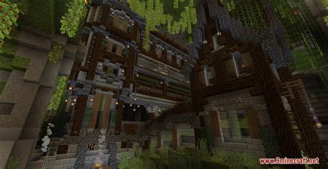 Lush Cave House Map 1192 1182 Lush Cave Inspired Survival