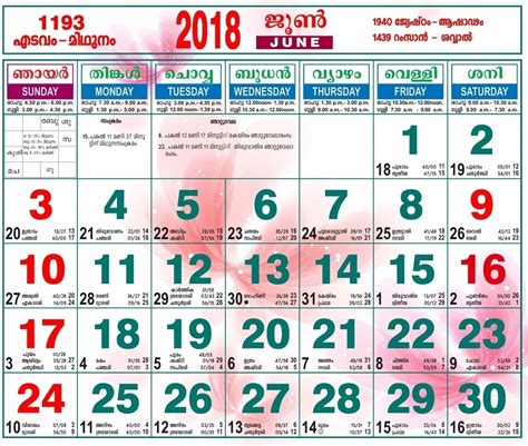 Manorama Calendar 2021 September Printable Blank Calendar Template