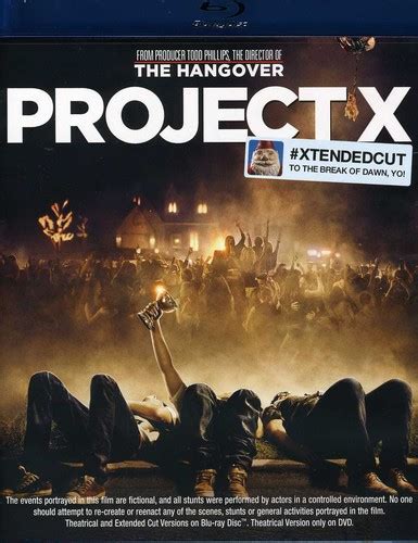 Project X Blu Ray Dvd