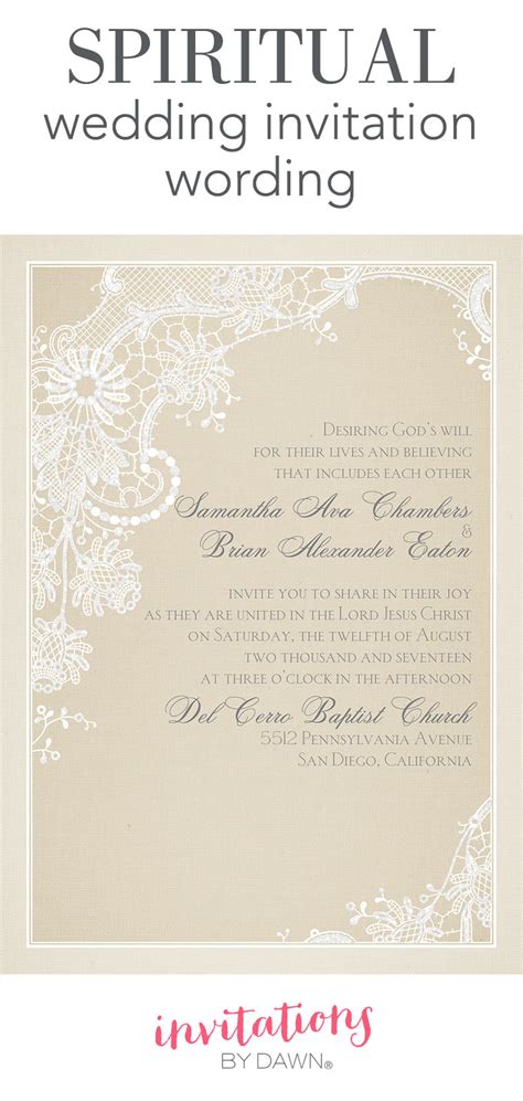 27 Elegant Picture Of Wording On Wedding Invitations