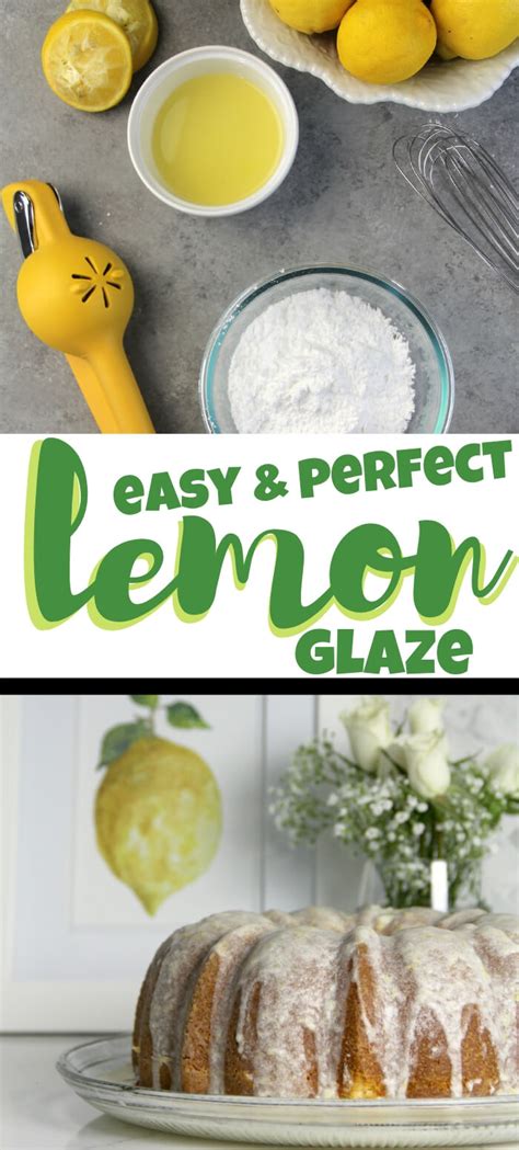 Lemon Glaze For Desserts So Easy And Just 5 Ingredients