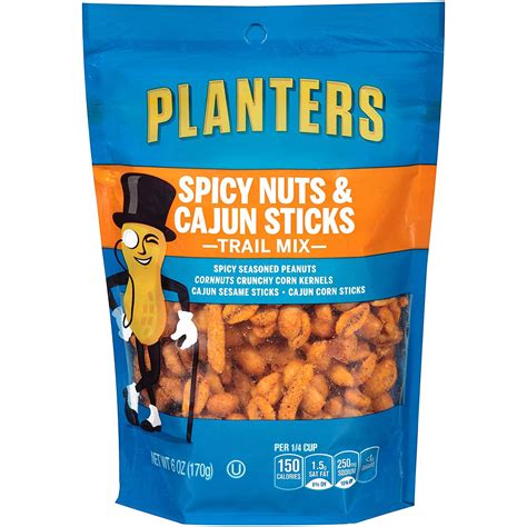 Planters Spicy Nuts And Cajun Sticks Trail Mix 6 Oz Grocery