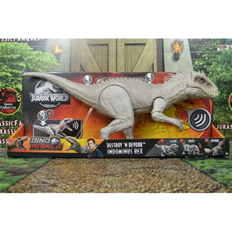 Jurassic World Dino Rivals Destroy N Devour Indominus Rex Mattel