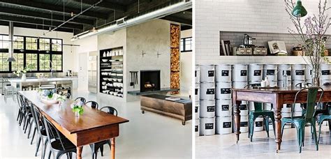 Colección fabric muebles loft industrial estilo new york. Como decorar un comedor de estilo industrial | Decoora