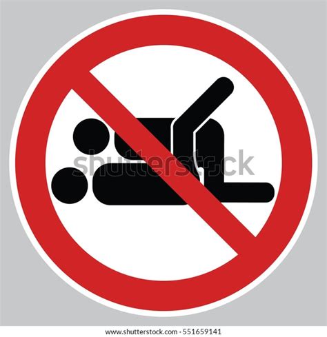 No Sex Sign Prohibiting Sign On Stock Vector Royalty Free 551659141
