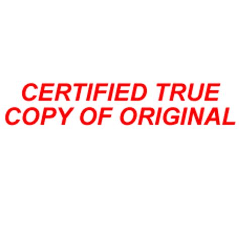 Certified True Copy Stamp Certified True Copy Original Stamp Stamp