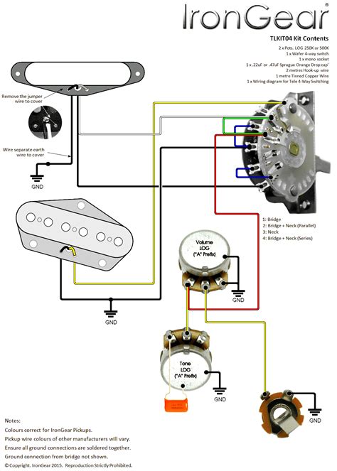 Telecaster 4 Way Switch Wiring Diagram Diagrams Telecaster 4 Way Baja