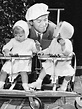 James Stewart with his twin daughters in 1953. | Some Favorites: Jimmy ...