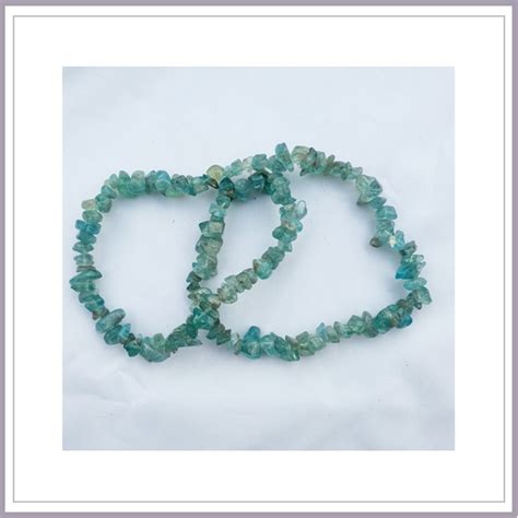 Apatite Chip Bracelet Blue Isean Crystals Ts And Wellness Centre