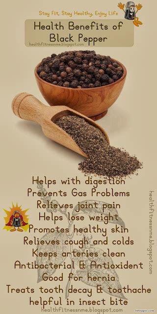The Wealth Of Health Health Benefits Of Black Pepper