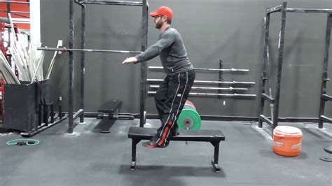 Single Leg Squat On Lateral Bench Youtube