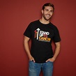 Stand Up To Cancer Men's Full Logo Black T-shirt | Cancer Research UK ...