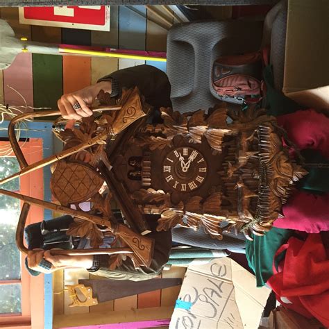 Large 36 Inch Cuckoo Clock Hunter Style Collectors Weekly