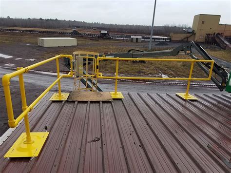 Guardrail For Metal Roofs Sesco Safety