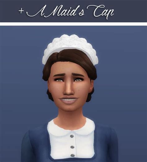 Ts4 3 Maids Uniforms History Lovers Sims Blog Maid Hat Maxis