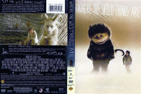 Where The Wild Things Are 2009 R1 Movie Dvd Cd Label Dvd Cover