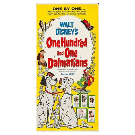 101 Dalmatians Film Poster 1961 For Sale At 1stdibs