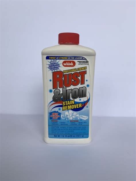 Whink Rust And Iron Stain Remover Professional Strength 26 Oz