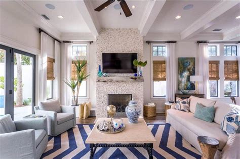 Having done so, you can enjoy your favorite sports in a more. 21 Coastal Themed Living Room Designs (Decorating Ideas ...