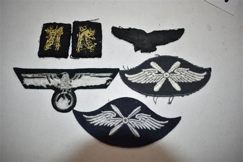 Lot 6 German Wwii Nazi Patches