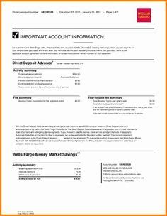 In the us, banks and other financial institutions use routing numbers to identify themselves. 47 Best Of Wells Fargo Bank Statement Template in 2020 ...