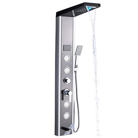 Buy Senlesen Orb Led Light Rainfall Waterfall Shower Panel Tower Rain