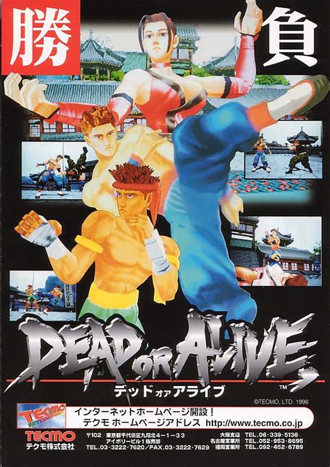 The Arcade Flyer Archive Video Game Flyers Dead Or Alive Tecmo