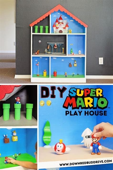 Diy Super Mario Play House Mario Crafts Mario Room Super Mario Room