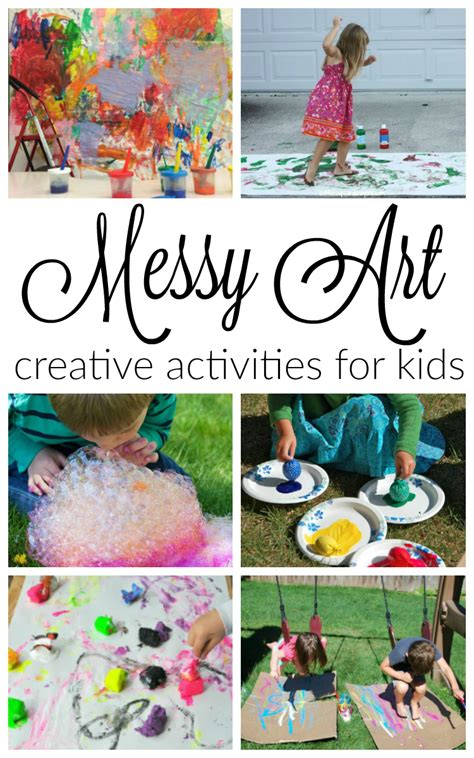 Messy Art Activities For Kids How Wee Learn