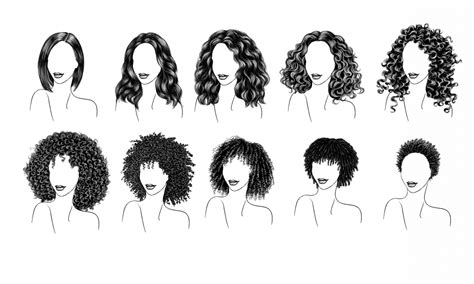 Sofnfree Chart For Hair Curl Types On Behance