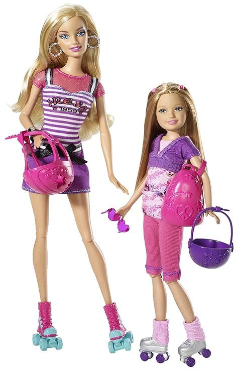 Barbie Sisters 2 Pack Sisters Skate Barbie And Stacie Uk Toys And Games