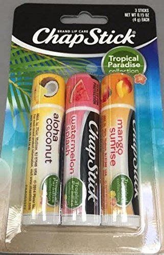 Tropical Paradise Chapstick Limited Edition Set Of 3 Watermelon