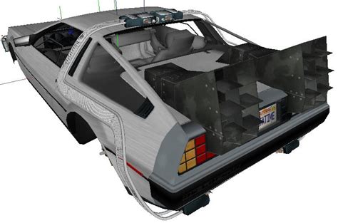 New BTTF DeLorean Image Back To The Future Hill Valley Mod For Grand