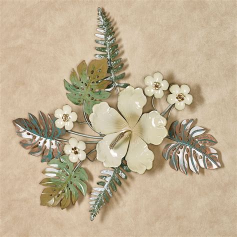 We work closely with our designers. Island Hibiscus Tropical Metal Wall Art