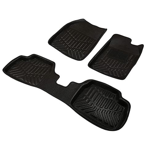 Drivn 3d Car Foot Mat For Tata Nexon Black 3d Car Floor Mat