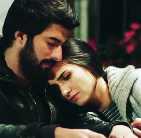 Engin Akyürek As Ömer Demir And Tuba Buyukustun As Elif Denizer In The Turkish Tv Series Kara