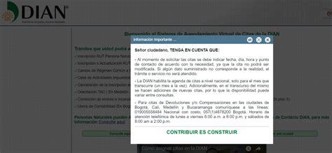 Solicita tu cita virtual escogiendo inscripción o actualización rut persona natural o jurídica. Cómo pedir cita en la DIAN por internet paso a paso 2020