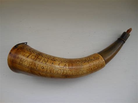 American Powder Horns A Personal Collection Of Early American Arms
