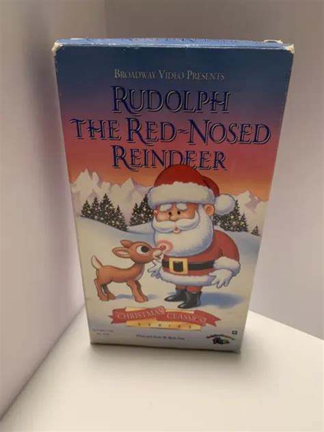 rudolph the red nosed reindeer vhs christmas classics series 1993 vintage 9 95 picclick