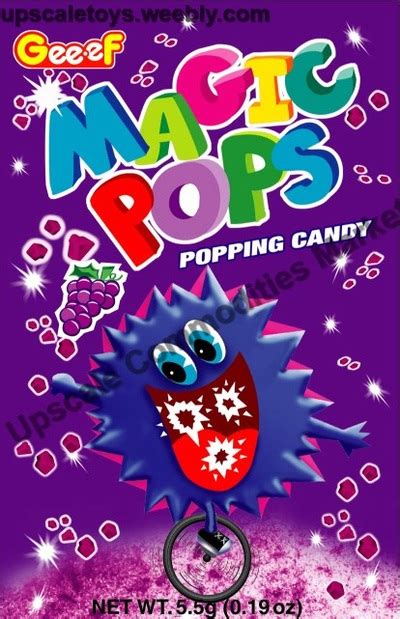 Popping Candies Upscale Commodities Marketing