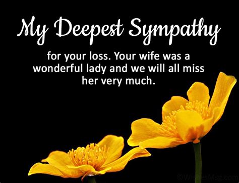 70 Sympathy And Condolence Messages For Loss Of Wife Wishesmsg